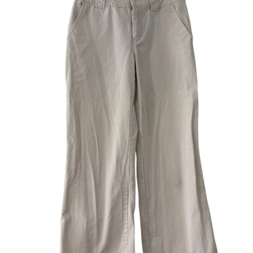 Forever 21 Cream Wide-Leg Pants